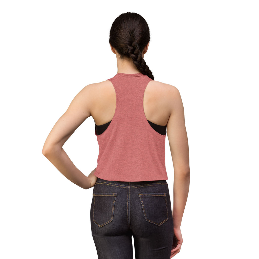 Women's Crop Top — Minimal White Cropped Tank