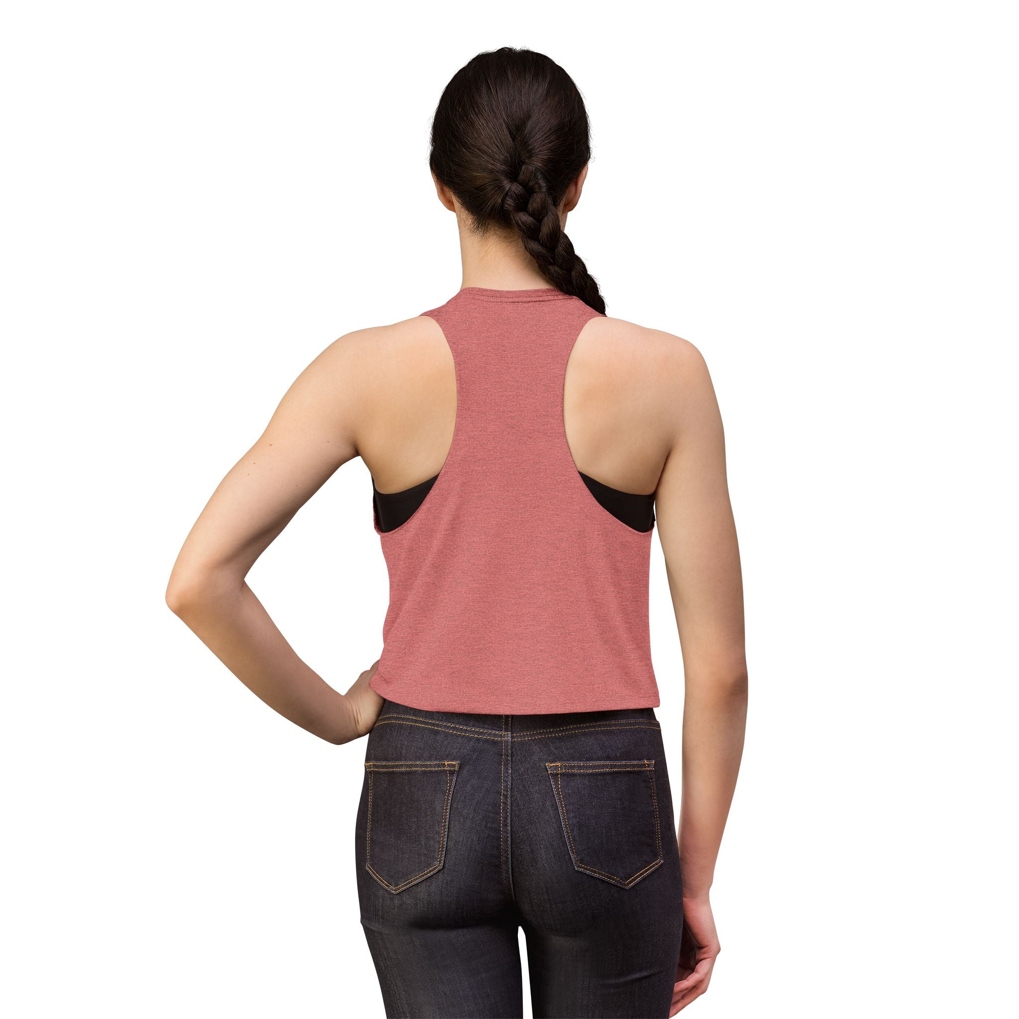 Women's Crop Top — Minimal White Cropped Tank