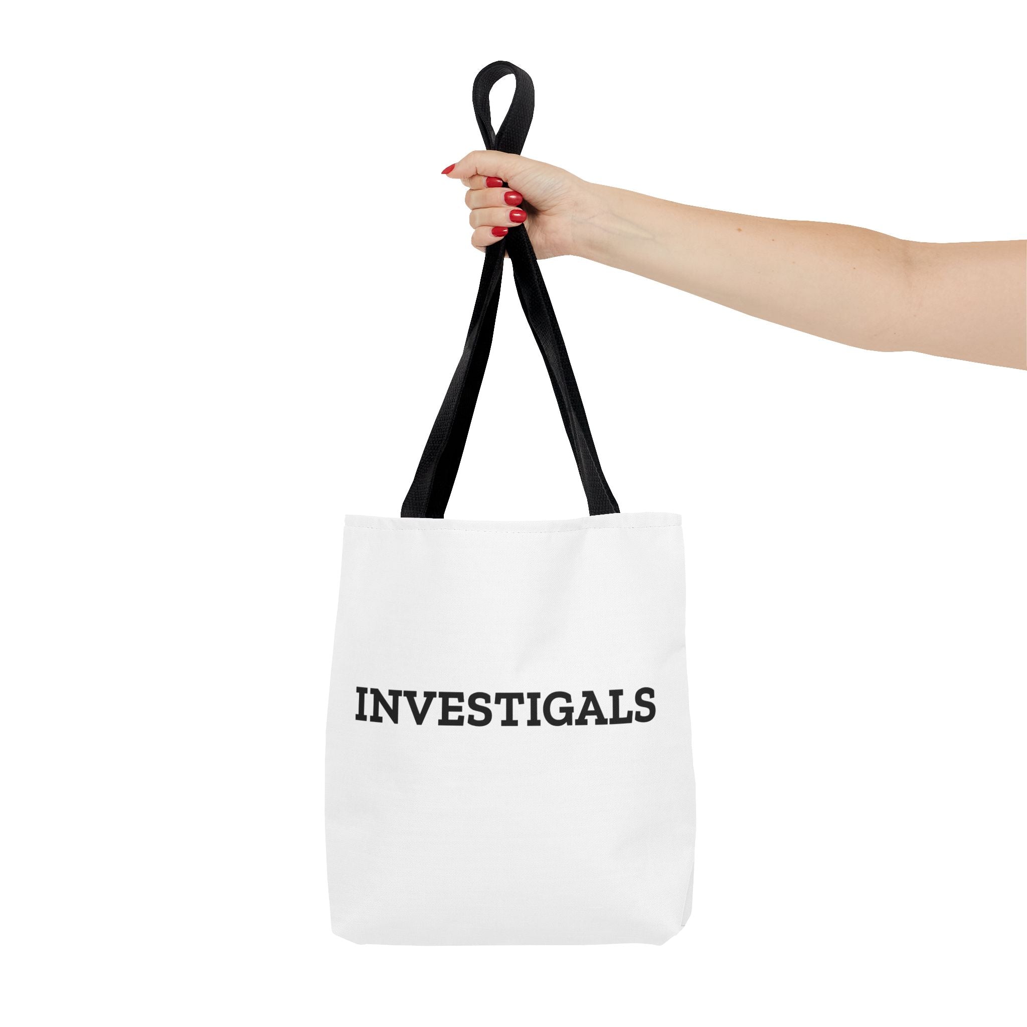 Investigals Tote Bag – Funny Mystery & Detective Quote Canvas Tote