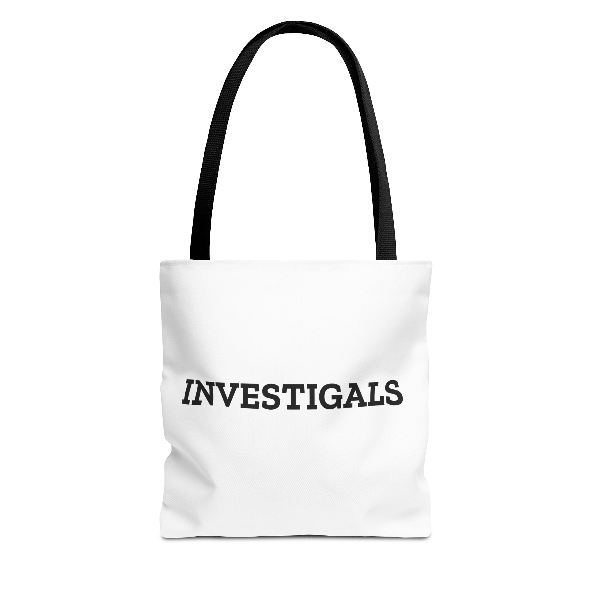 Investigals Tote Bag – Funny Mystery & Detective Quote Canvas Tote