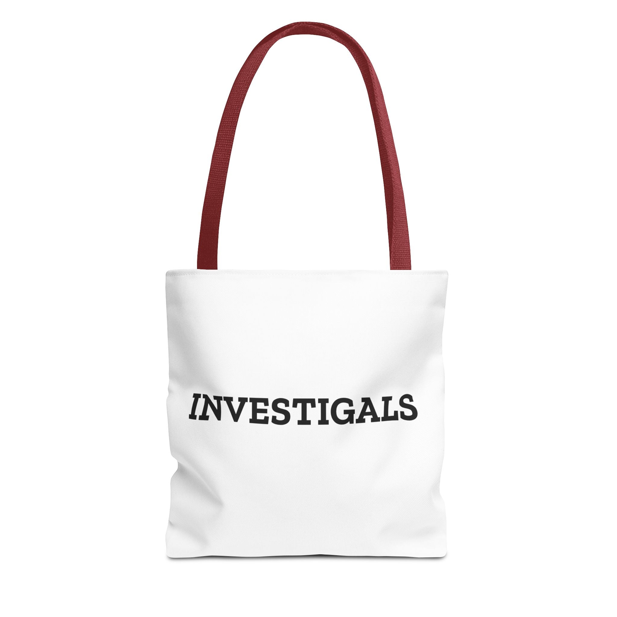 Investigals Tote Bag – Funny Mystery & Detective Quote Canvas Tote