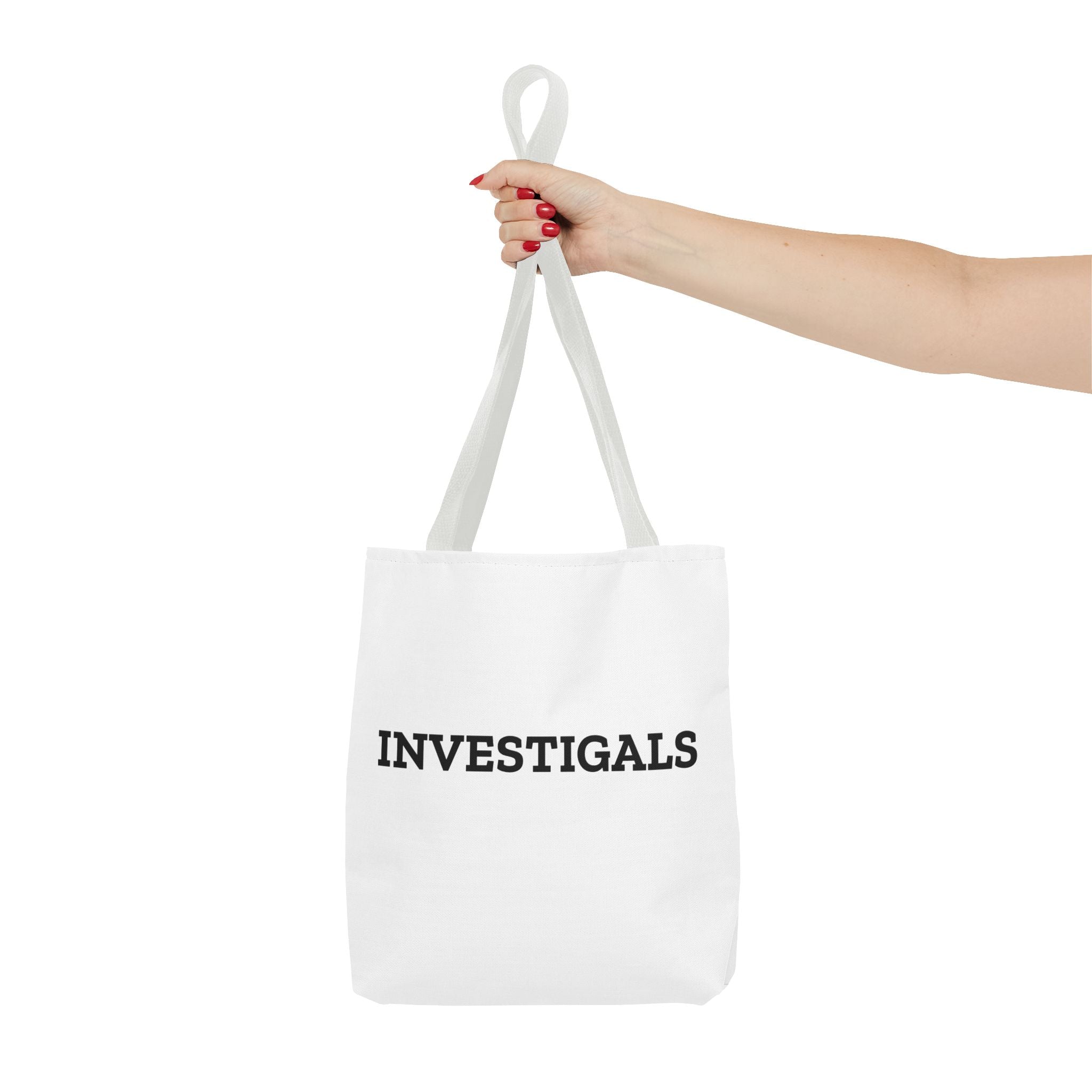 Investigals Tote Bag – Funny Mystery & Detective Quote Canvas Tote