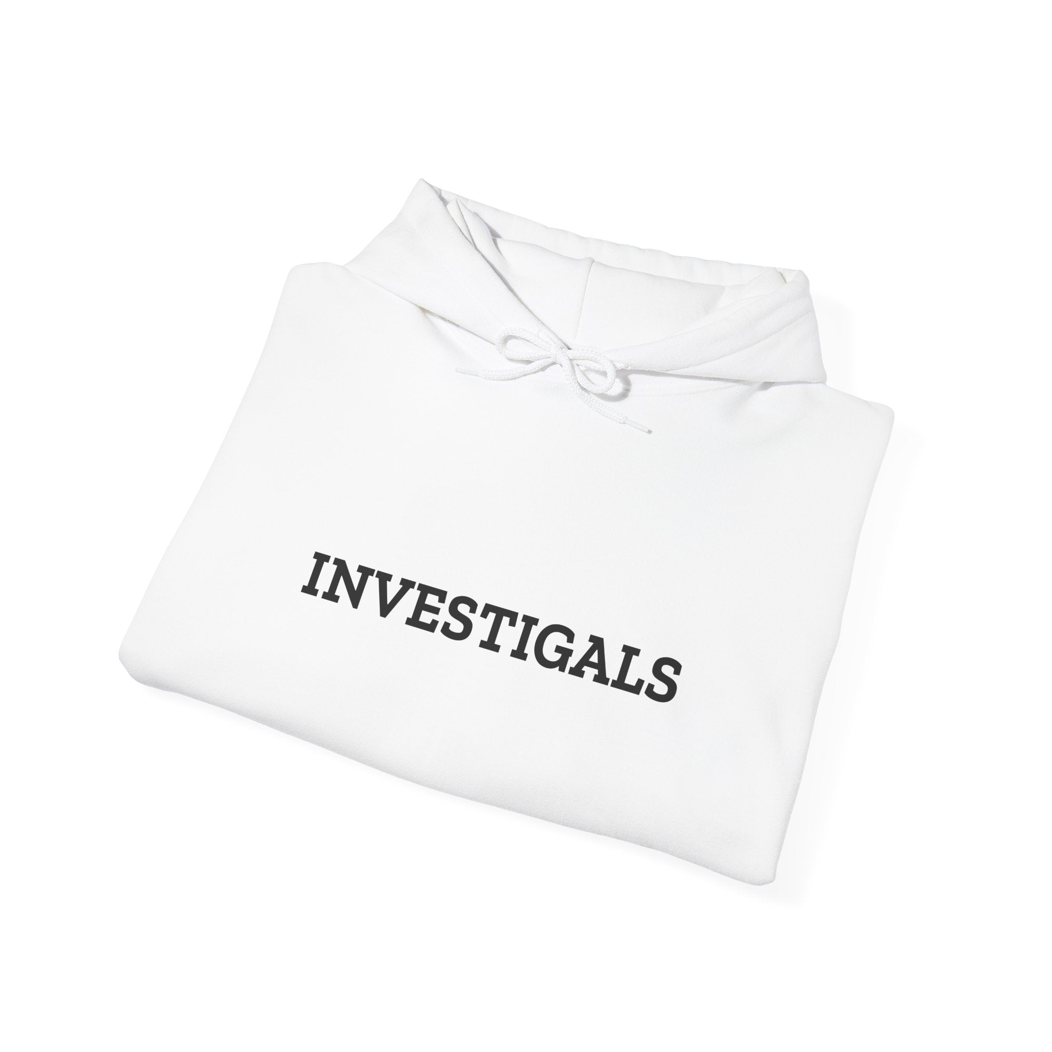 Hoodie — 'INVESTIGALS' Minimalist Feminist Investigation Squad Sweatshirt