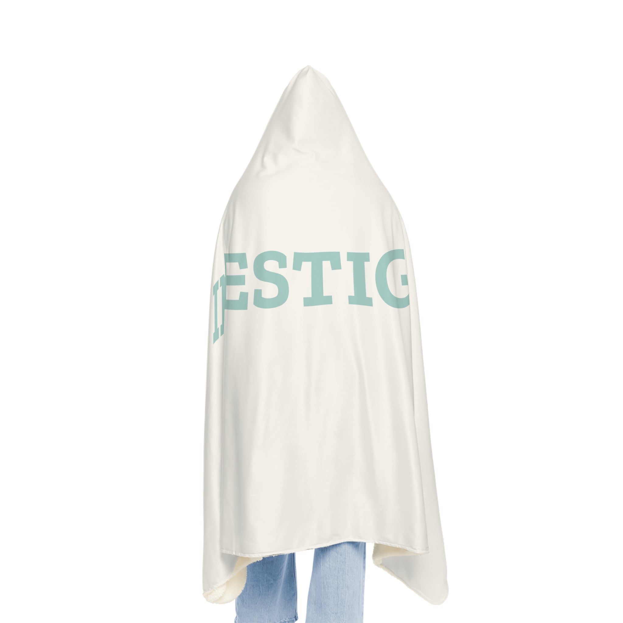 Hooded Blanket – “INVESTIGALS” Cozy Snuggle Throw for True-Crime Fans