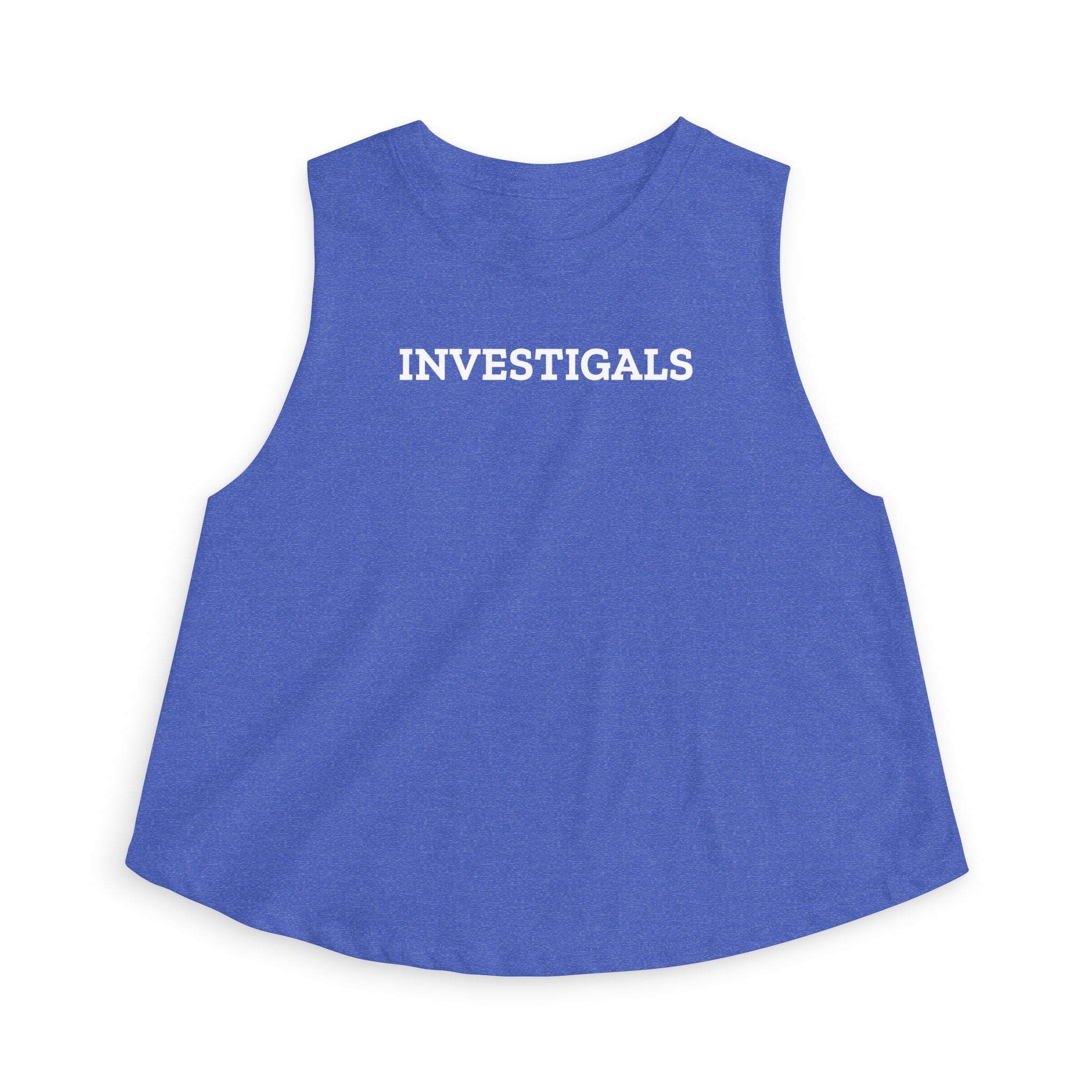 Women's Crop Top — Minimal White Cropped Tank