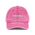 Vintage Embroidered Cap — "INVESTIGALS.COM" Cotton Baseball Hat