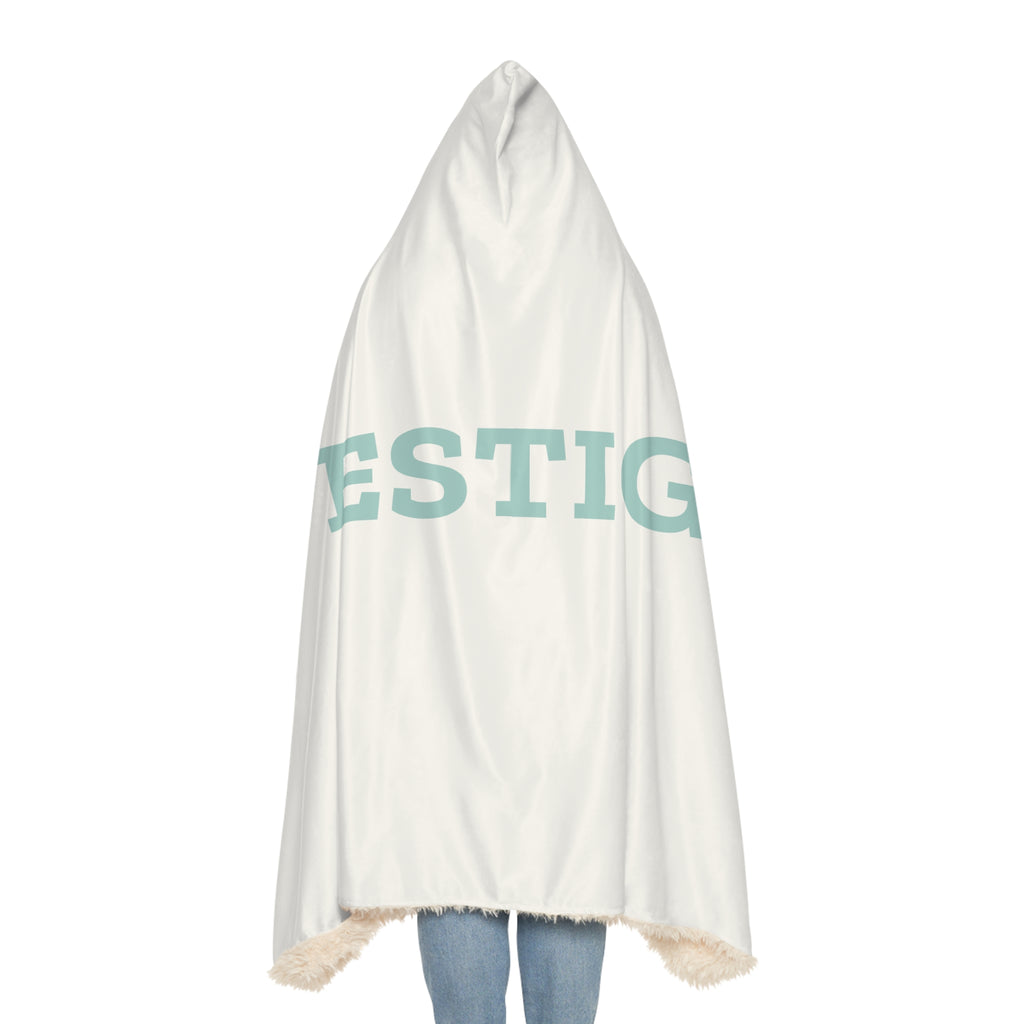 Hooded Blanket – “INVESTIGALS” Cozy Snuggle Throw for True-Crime Fans