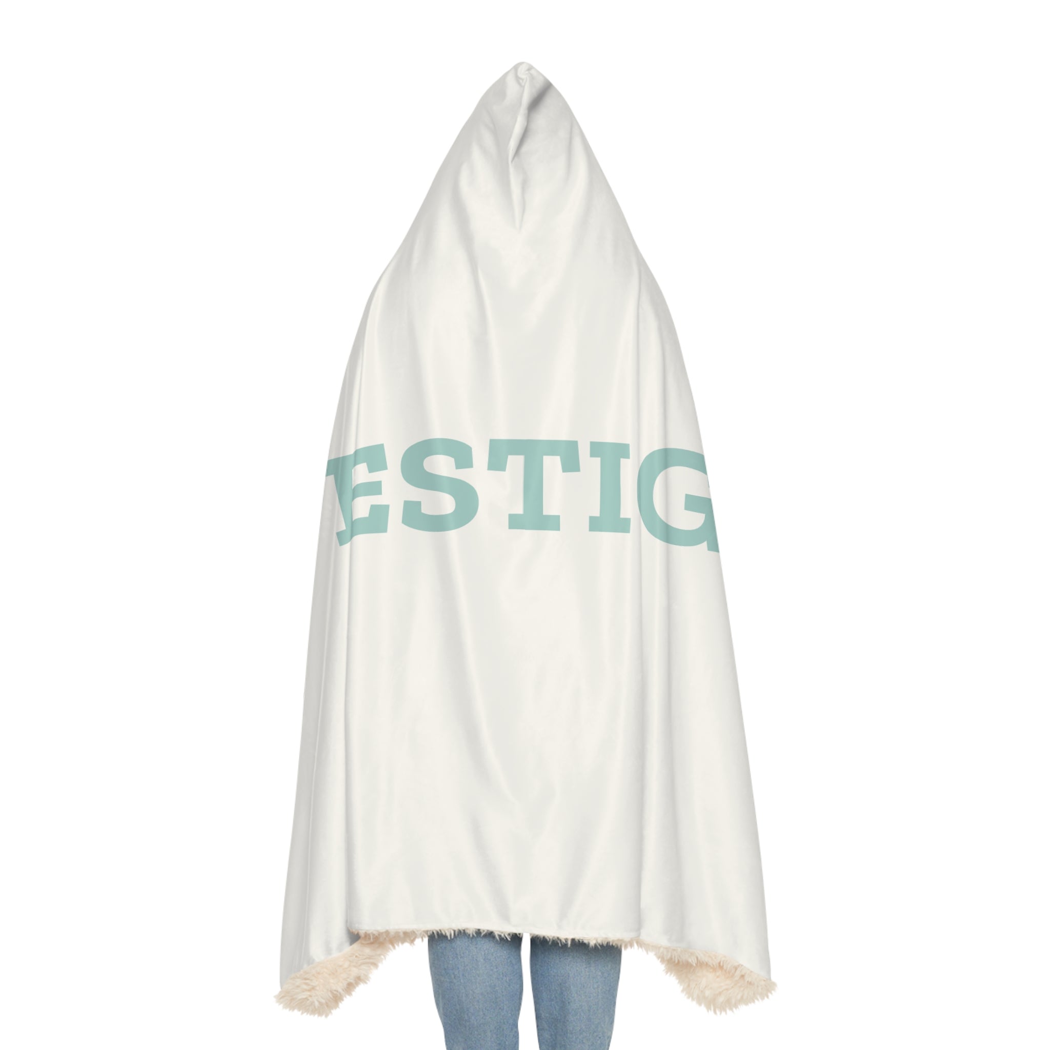 Hooded Blanket – “INVESTIGALS” Cozy Snuggle Throw for True-Crime Fans