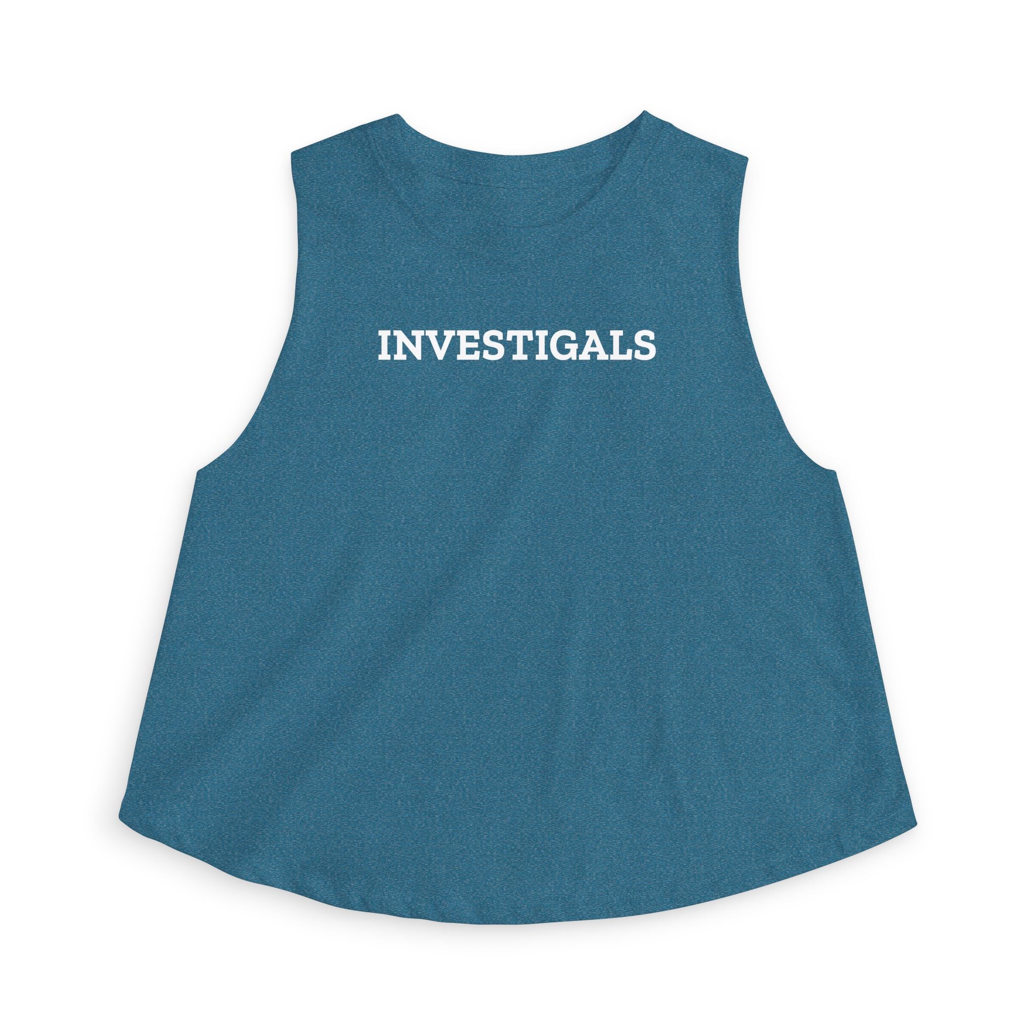 Women's Crop Top — Minimal White Cropped Tank
