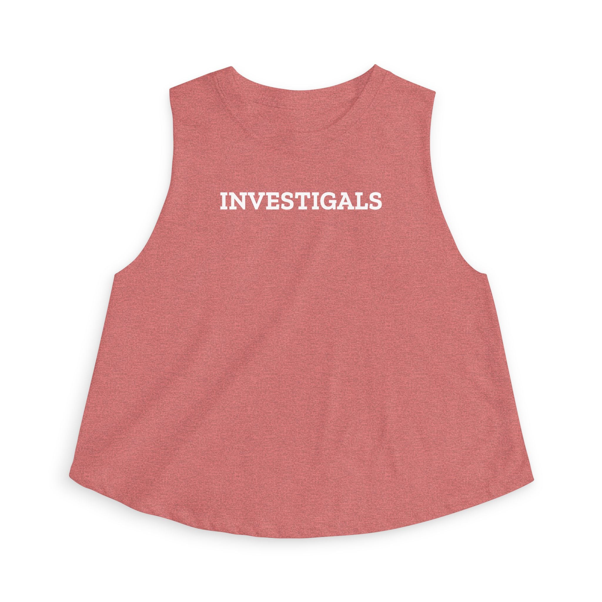Women's Crop Top — Minimal White Cropped Tank