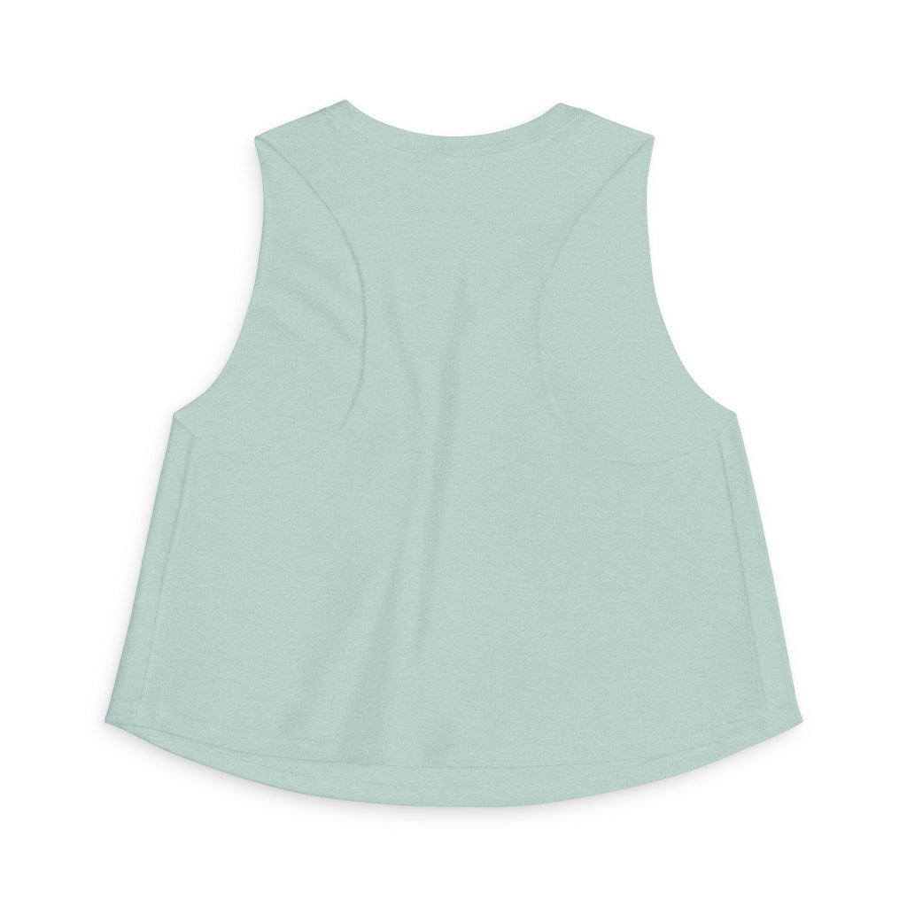 Women's Crop Top — Minimal White Cropped Tank