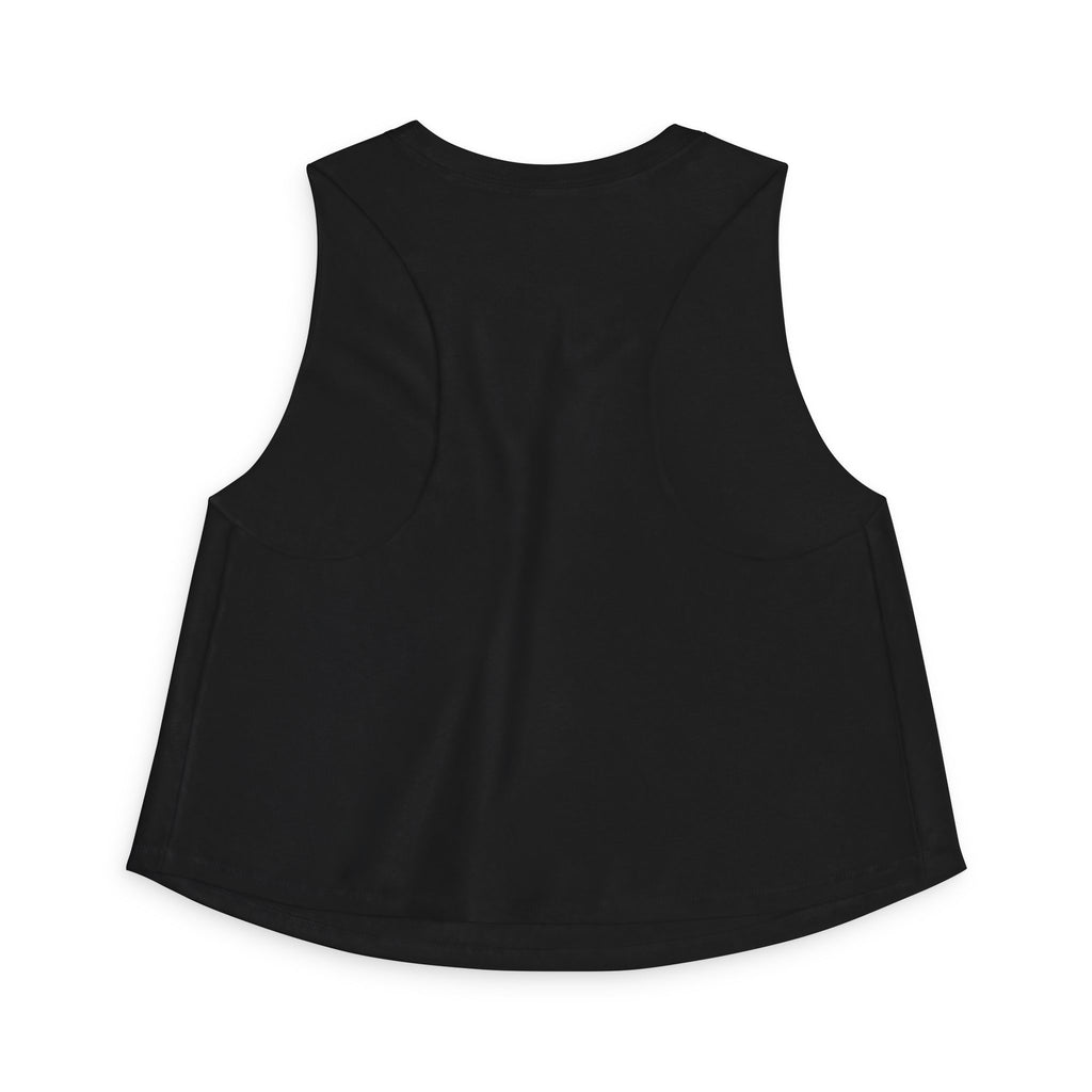 Women's Crop Top — Minimal White Cropped Tank