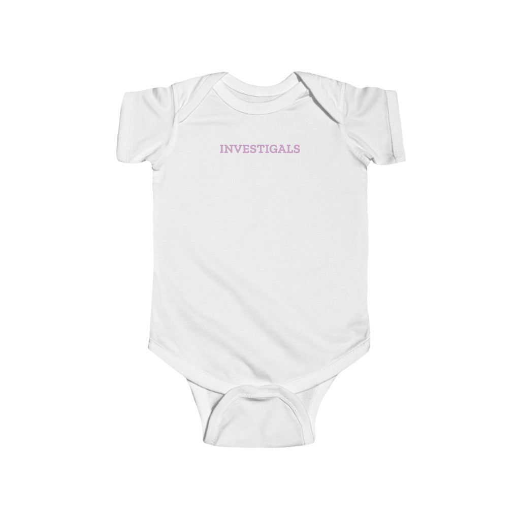 Investigals Infant Bodysuit — Cute Minimalist Baby Onesie