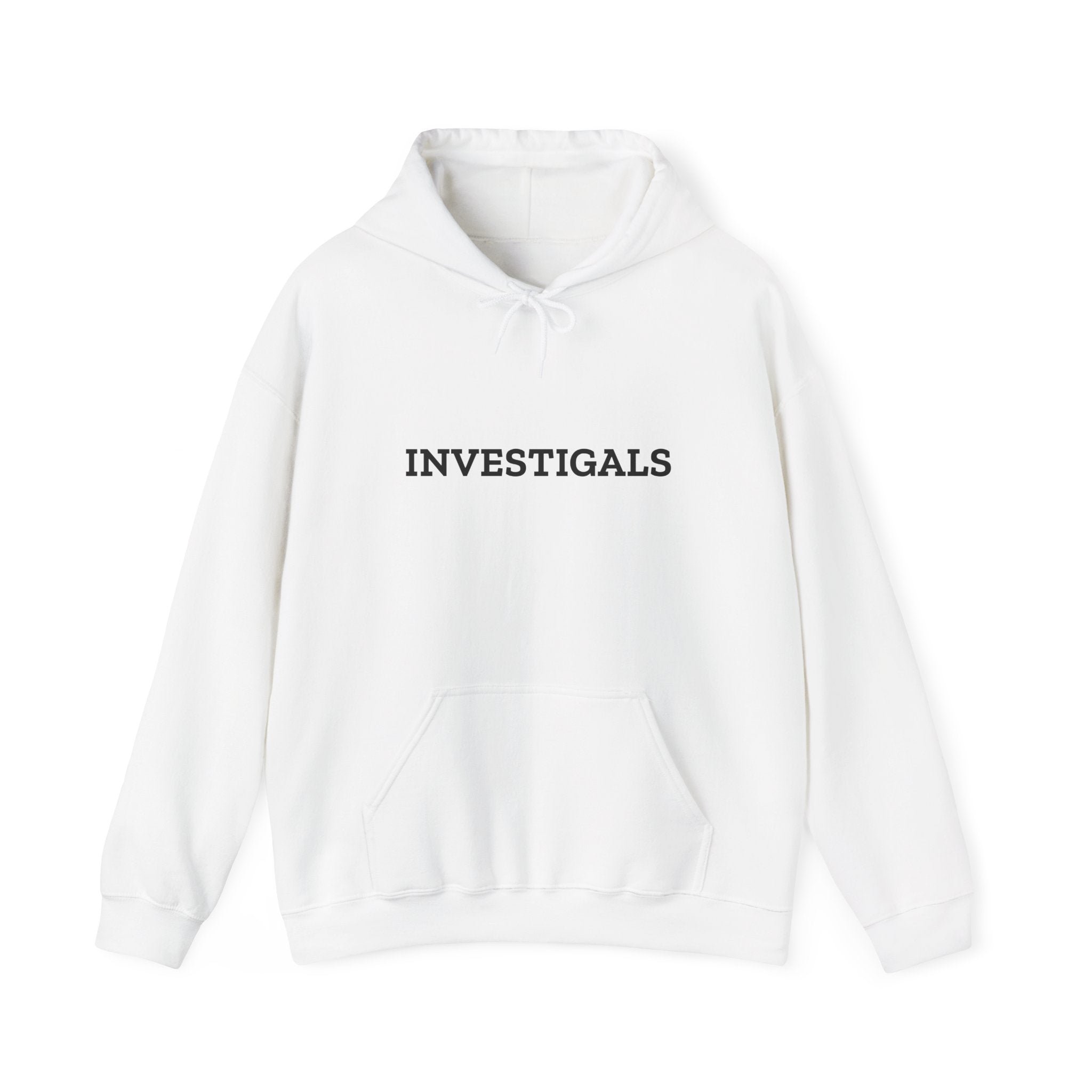 Hoodie — 'INVESTIGALS' Minimalist Feminist Investigation Squad Sweatshirt