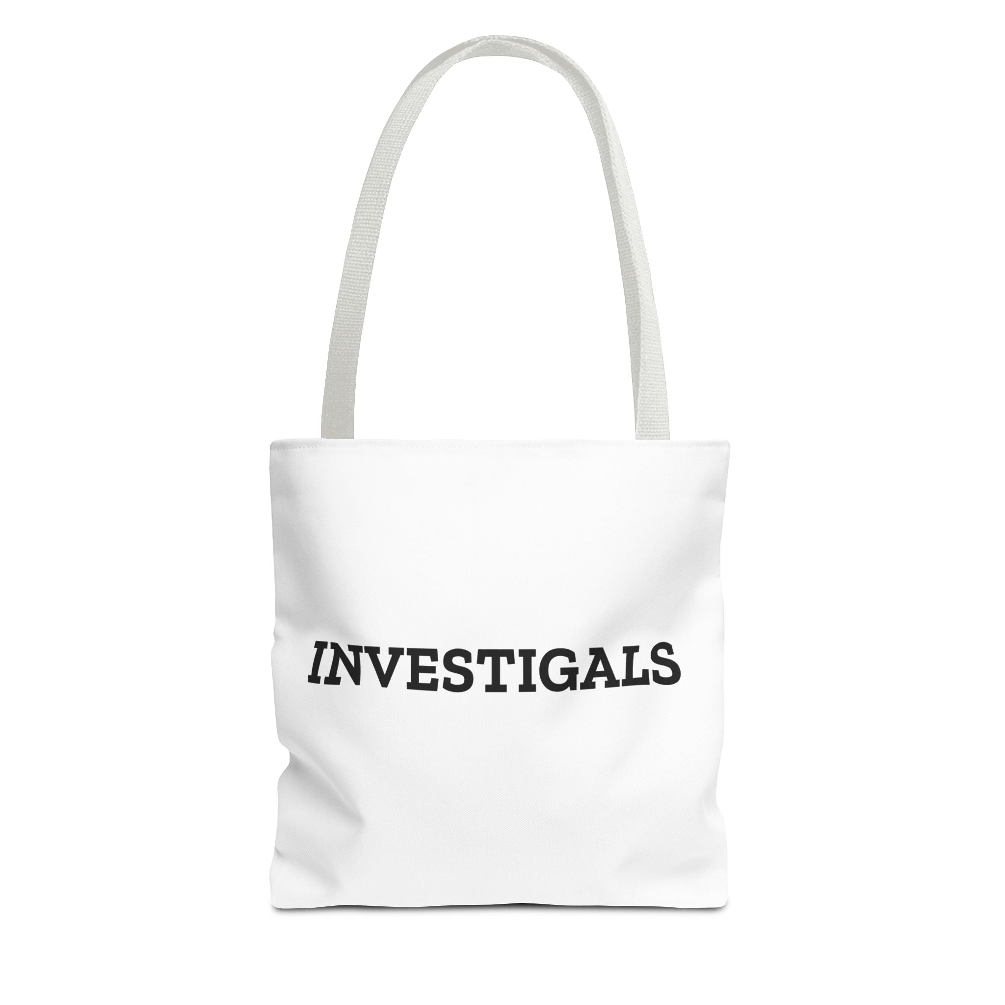 Investigals Tote Bag – Funny Mystery & Detective Quote Canvas Tote