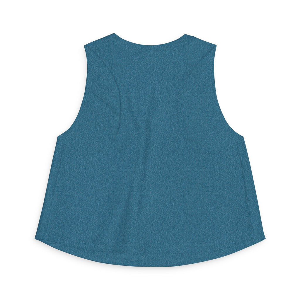 Women's Crop Top — Minimal White Cropped Tank