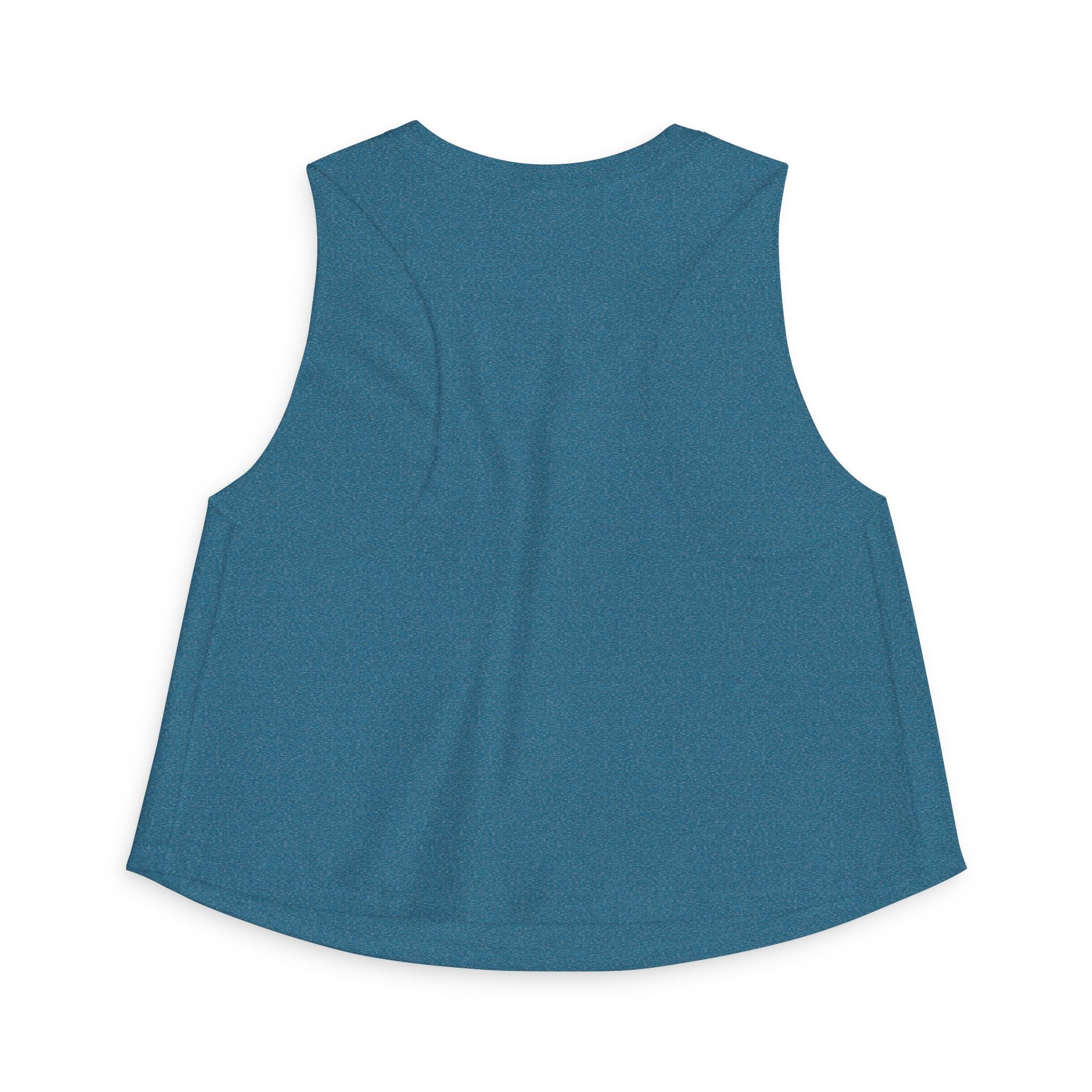Women's Crop Top — Minimal White Cropped Tank
