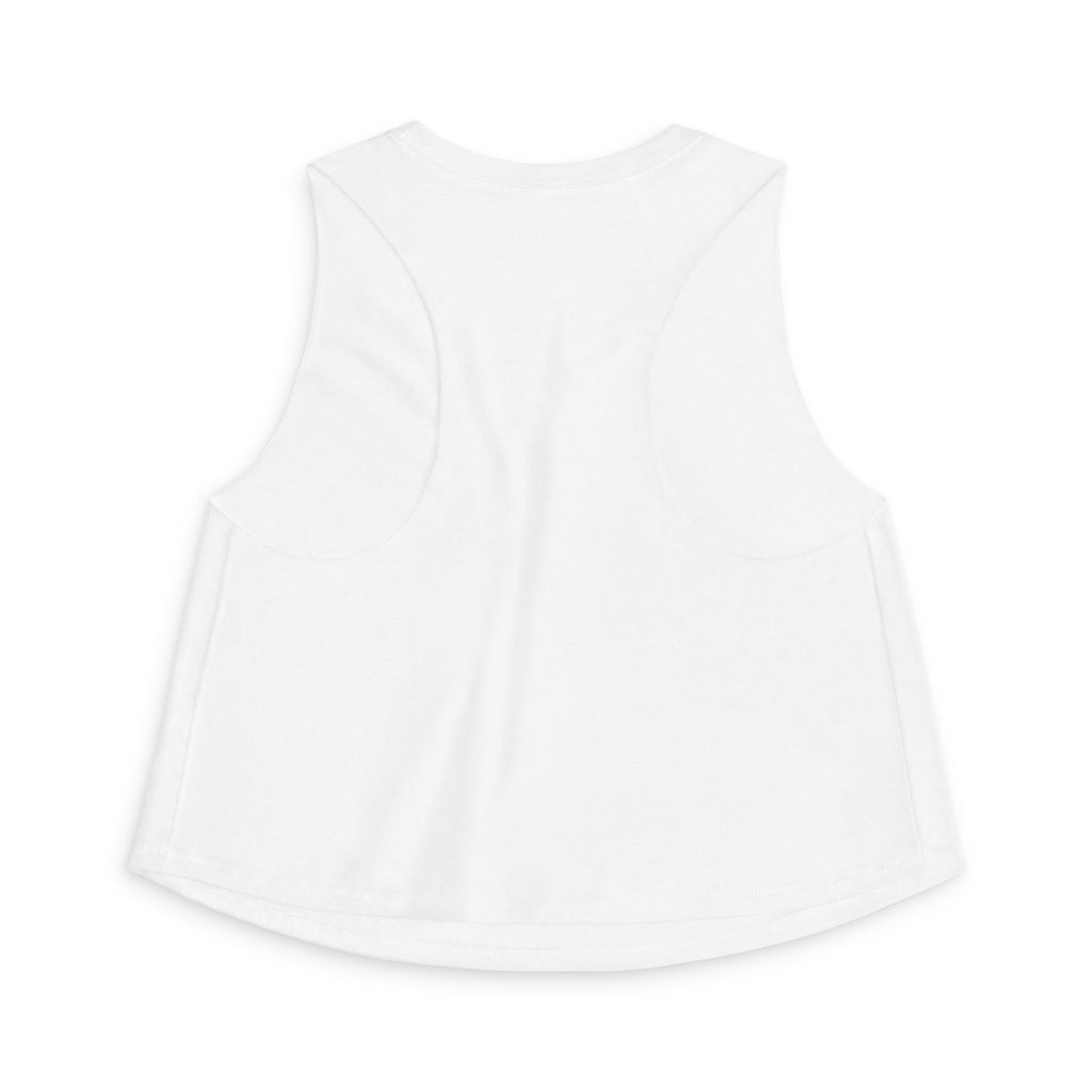 Women's Crop Top — Minimal White Cropped Tank