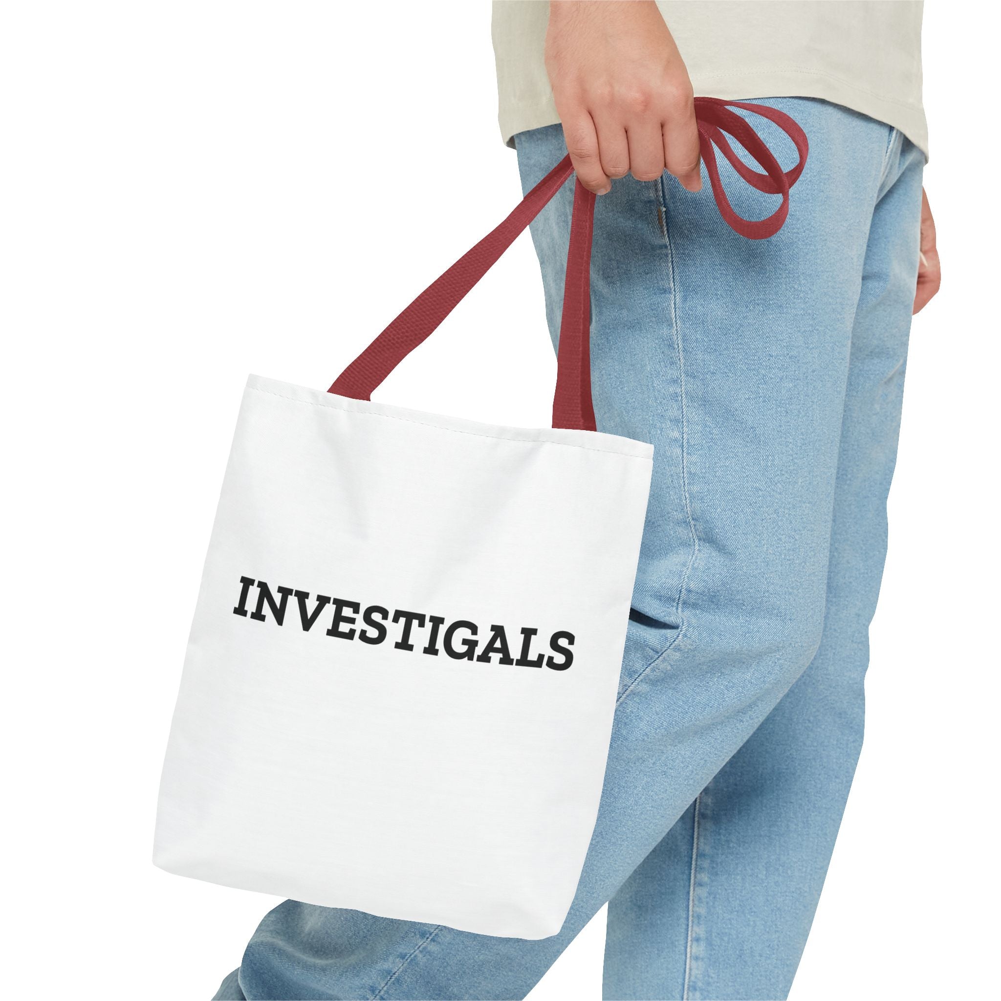 Investigals Tote Bag – Funny Mystery & Detective Quote Canvas Tote