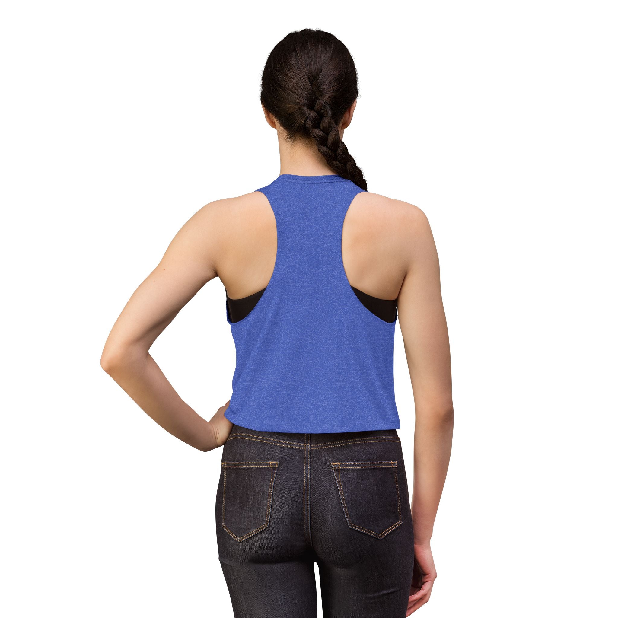 Women's Crop Top — Minimal White Cropped Tank