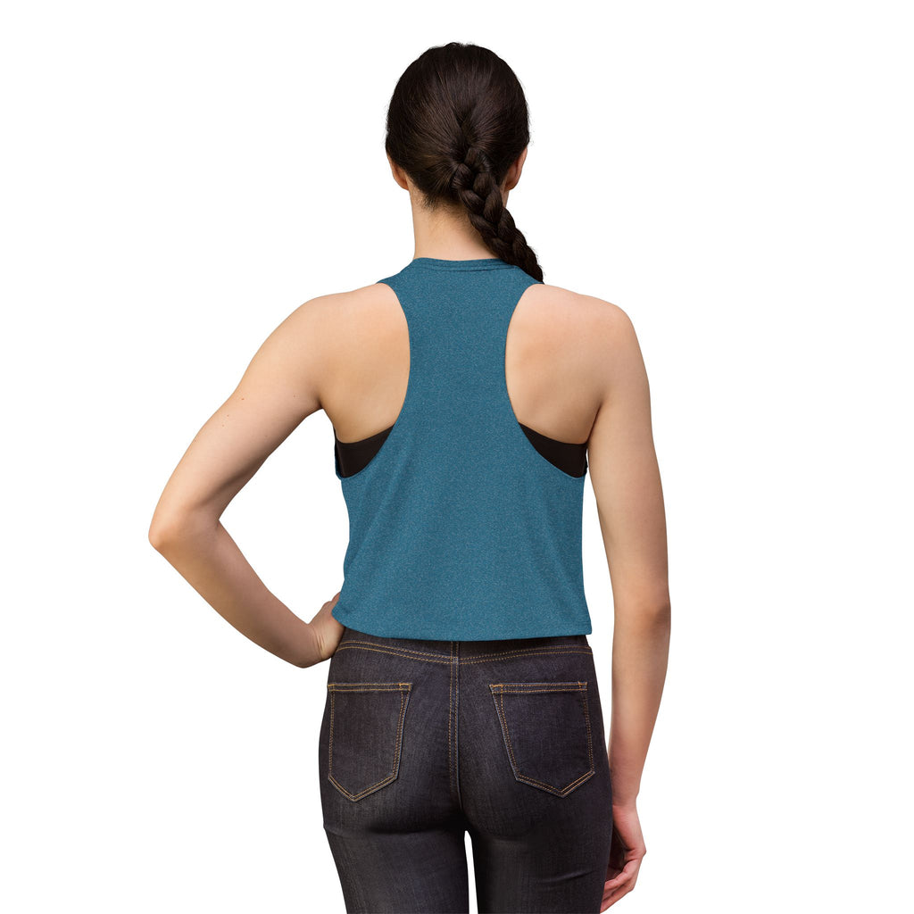 Women's Crop Top — Minimal White Cropped Tank