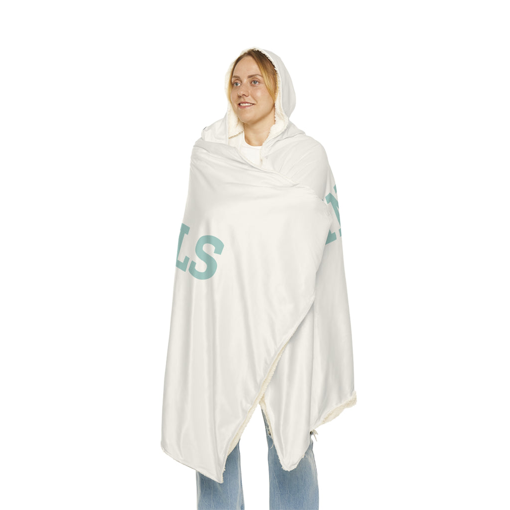Hooded Blanket – “INVESTIGALS” Cozy Snuggle Throw for True-Crime Fans