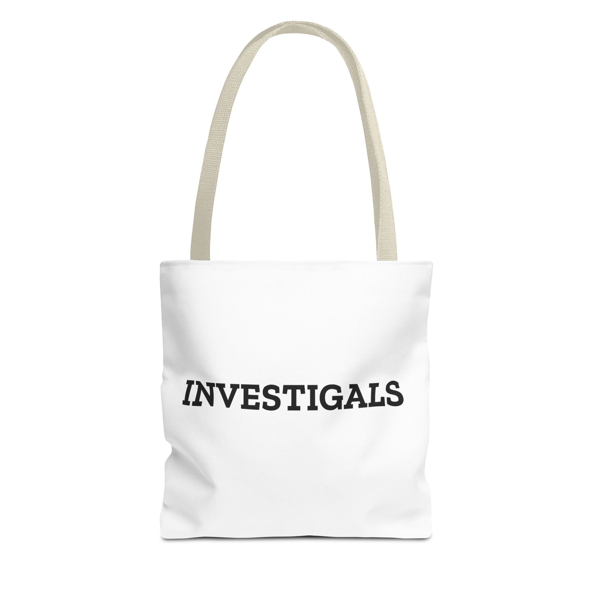 Investigals Tote Bag – Funny Mystery & Detective Quote Canvas Tote